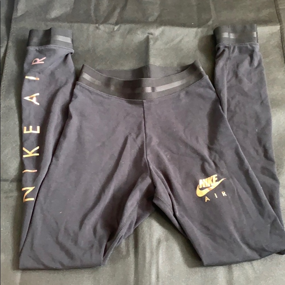 NIKE LEGGING BLACK/ROSE GOLD XSMALL
